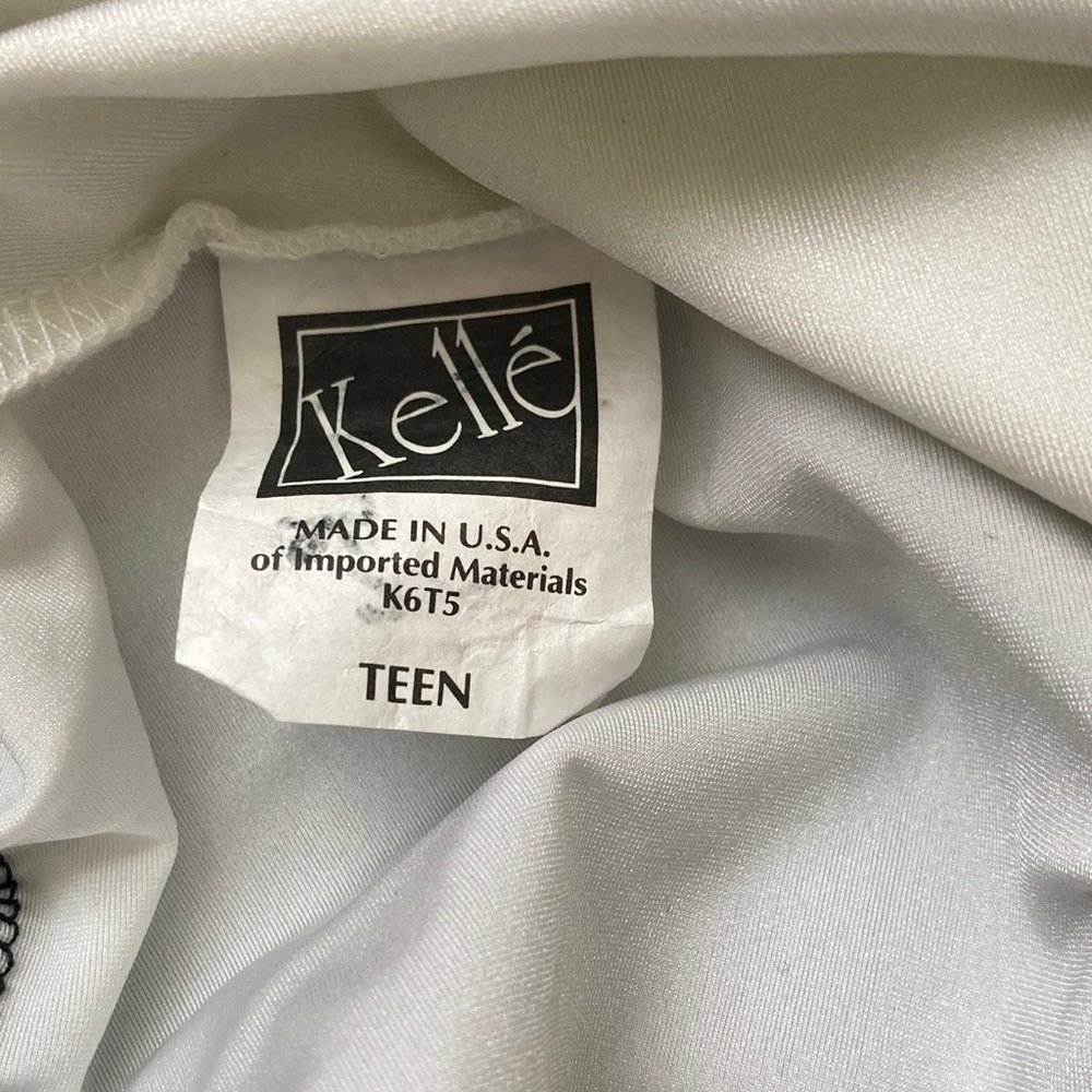 Kelle Teen Black and White Dance Costume - Picture 9 of 9
